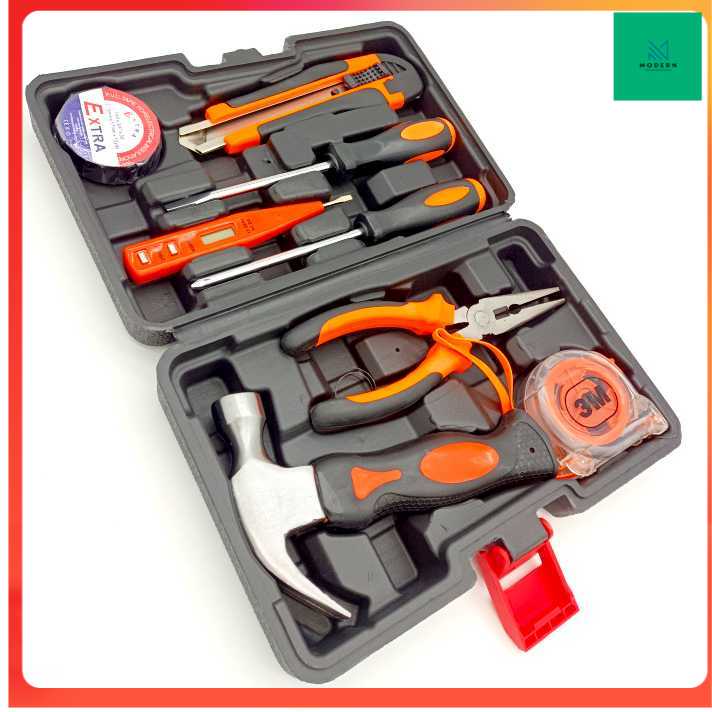 TD - CEA Alat Set Perkakas Tang Palu Obeng Cutter Meteran 8 in 1