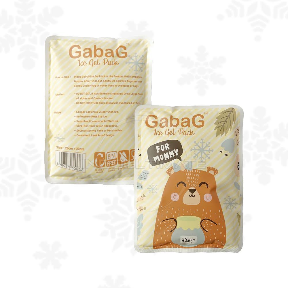 Ice Gel Thermal Pack GABAG Ice Pack Pengganti Dry Ice Gel (500gram &amp; 200gram)  IG-011 022 025
