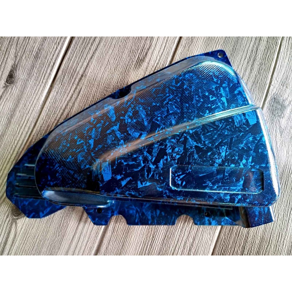 TUTUP FILTER BEAT SCOOPY VARIO110 ESP CARBON FORGED CANDY BLUE