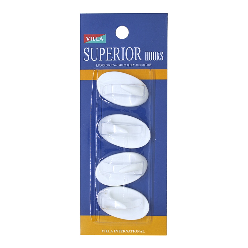 Ktmstore Villa Superior Oval Hook Small 1170 Gantungan baju Tempel 2201-1170
