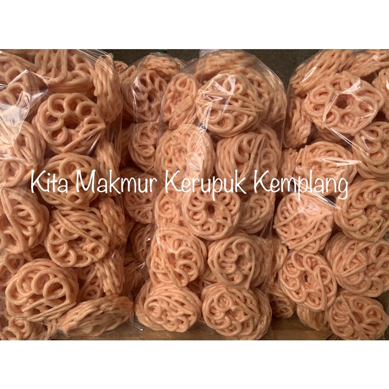 

Kerupuk Palembang Mawar Merah Udang Rebon / Terasi (250gr)