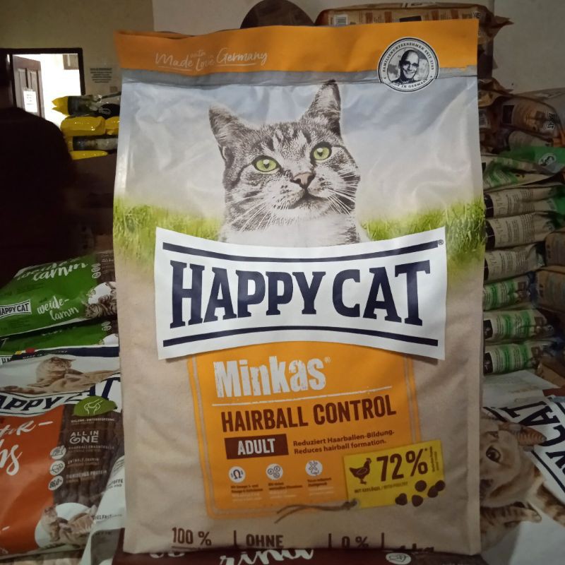 Happy Cat Minkas Hairball Control 4 kg | Makanan Kucing Pencegah Hairball | Cat food