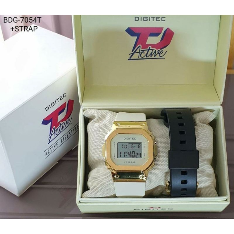 TRENDINGGGG Jam Tangan DIGITEC ACTIVE DG-7054 / DG 7054 / DG7054 Dual Strap Watch ORIGINAL