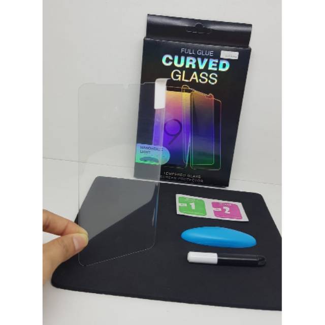 UV Glass Huawei P30 Pro 6.47 inchi Tempered Glass Huawei P30 Pro 3D Curved Lengkung Full Screen Glue