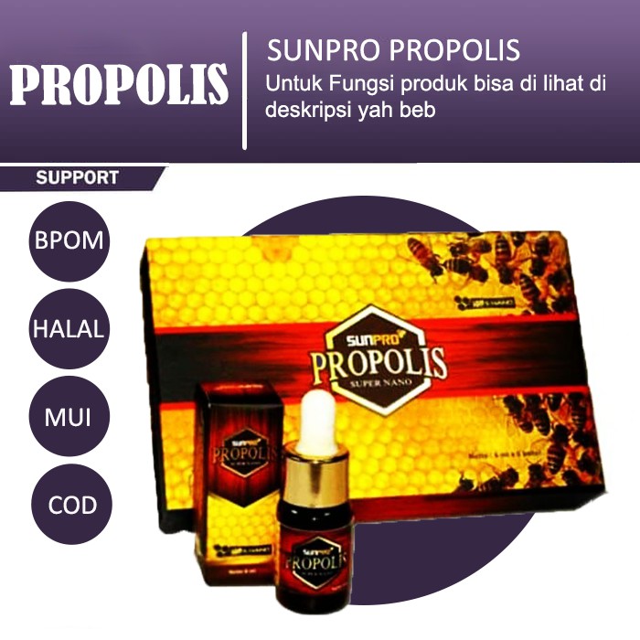 Sunpro Propolis Meningkatkan Daya Tahan Tubuh Meningkatkan Sistem Imun dan Antibiotik