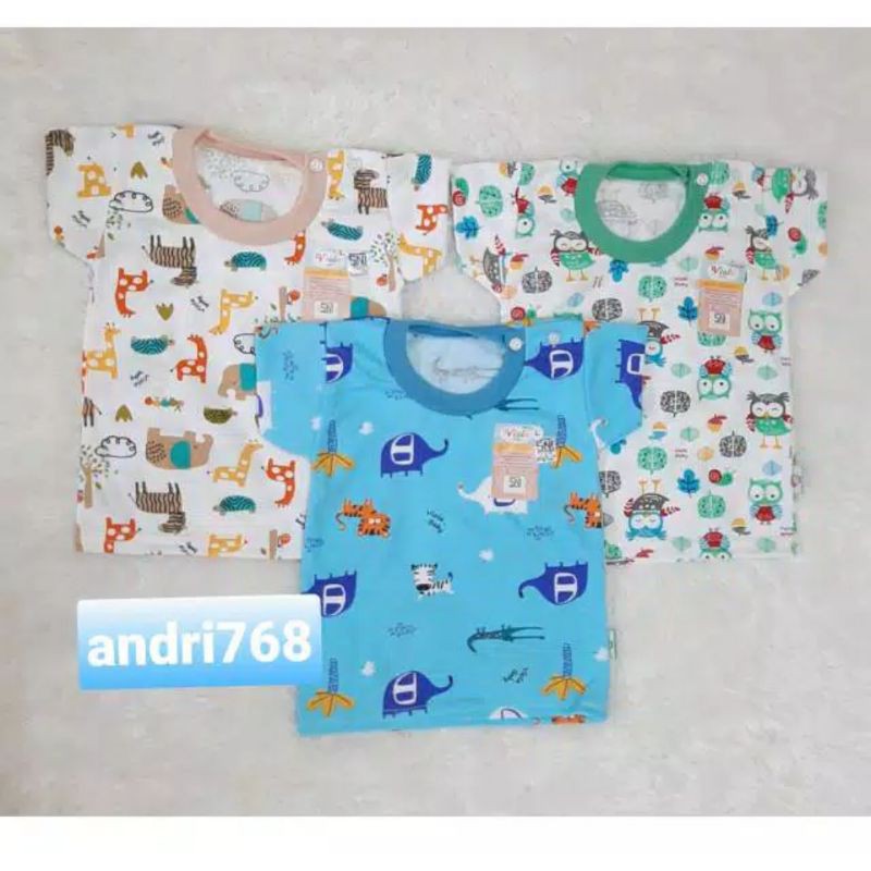 Oblong Lengan pdk/pjng bayi kancing samping [1pcs]