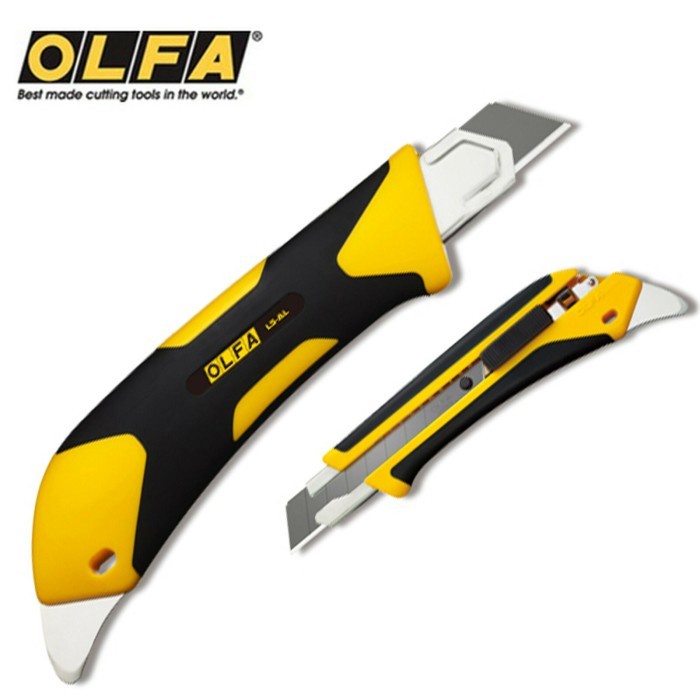 

Gilaa!!! Pisau Cutter 18Mm L5-Al Olfa Snap Off Blade Cutter Hemat