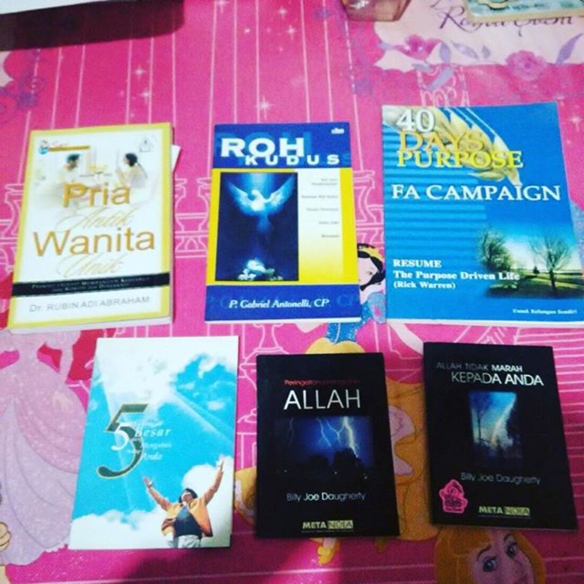 Preloved buku rohani kristen