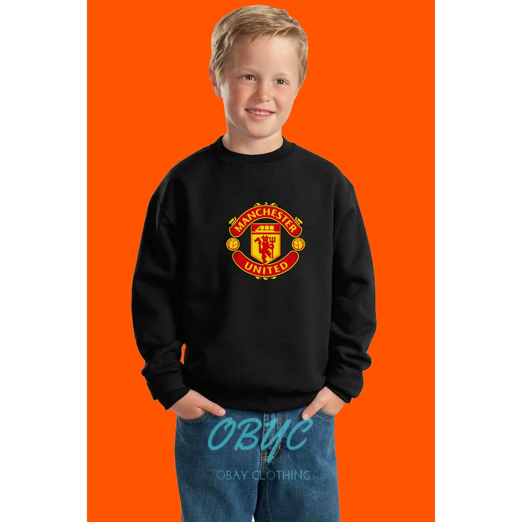 jaket sweater anak manchester united - import quality