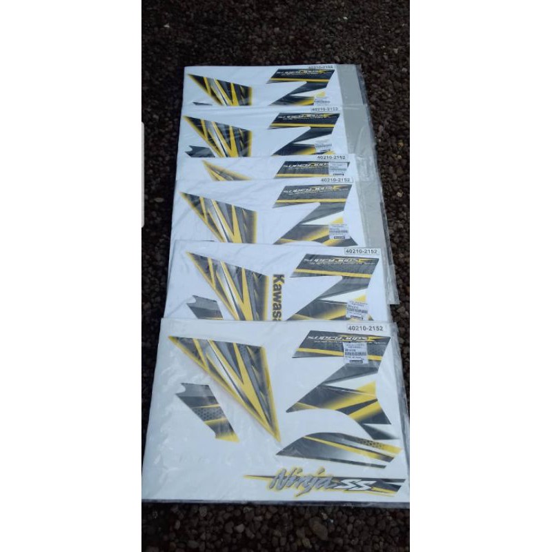 striping ninja ss kuning original kawasaki