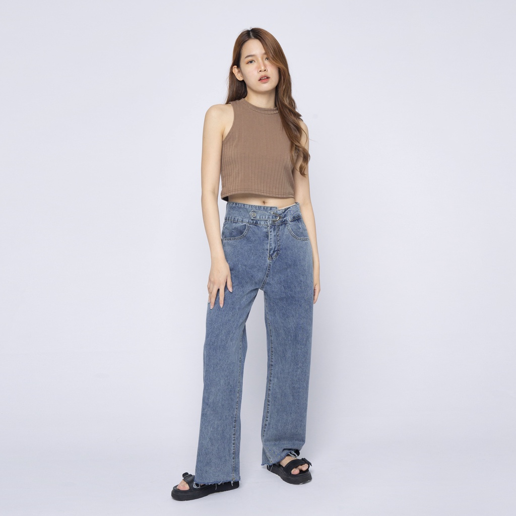 VIERLIN - Jeans 1013 - HIGHWAIST KULOT JEANS