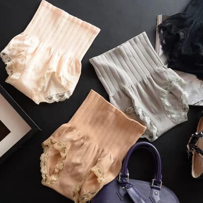 Ready Stok korset pelangsing~ ORIGINAL MUNAFIE SLIMMING PANTS KORSET CELANA DALAM WANITA ASLI TEBAL