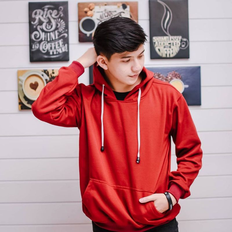 Jaket Sweater Hoodie Wanita Oversize Outerwear Pakaian Sweatshirt Korean Style Hudie Cewek NATURAL-3