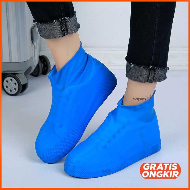 Cover Sepatu Anti Air Hujan Waterproof Silicone CJ191