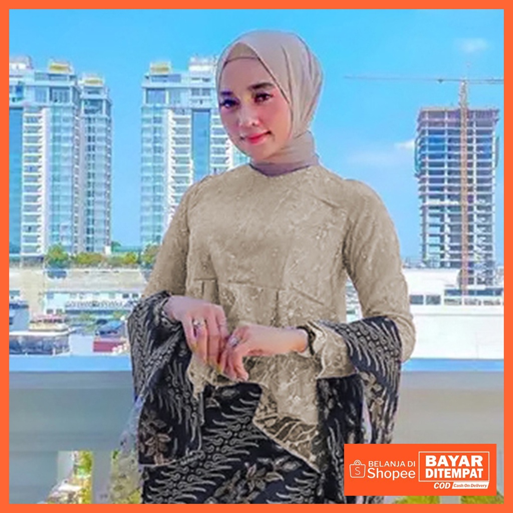 Kebaya Brukat Kebaya Kurung Brukat Kebaya Tunik Brukat Kebaya Modern Kebaya Wisuda Termurah Atasan Kebaya Murah-Prilly Duyung