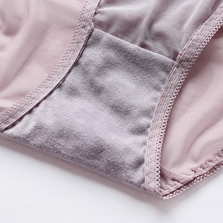  Celana  Dalam Brief Low Waist Bahan  Lace Mesh  Transparan 