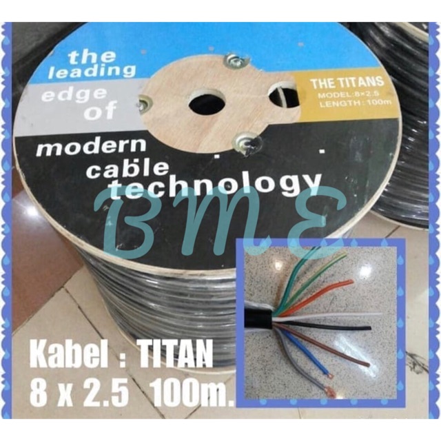 KABEL SPEAKER TITAN 8 X 2.5 100METER / KABEL SPEAKER TITAN ISI 8