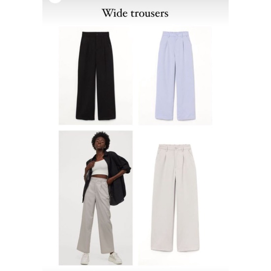 H&M wide trousers