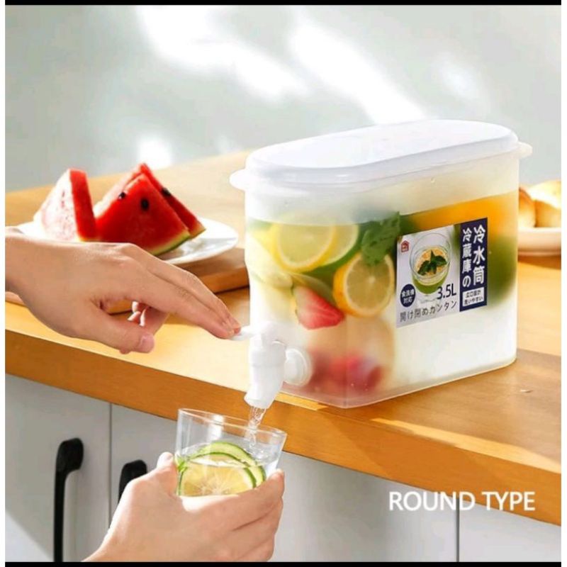 DISPENSER JUS PORTABLE MINUMAN KULKAS 3,5L