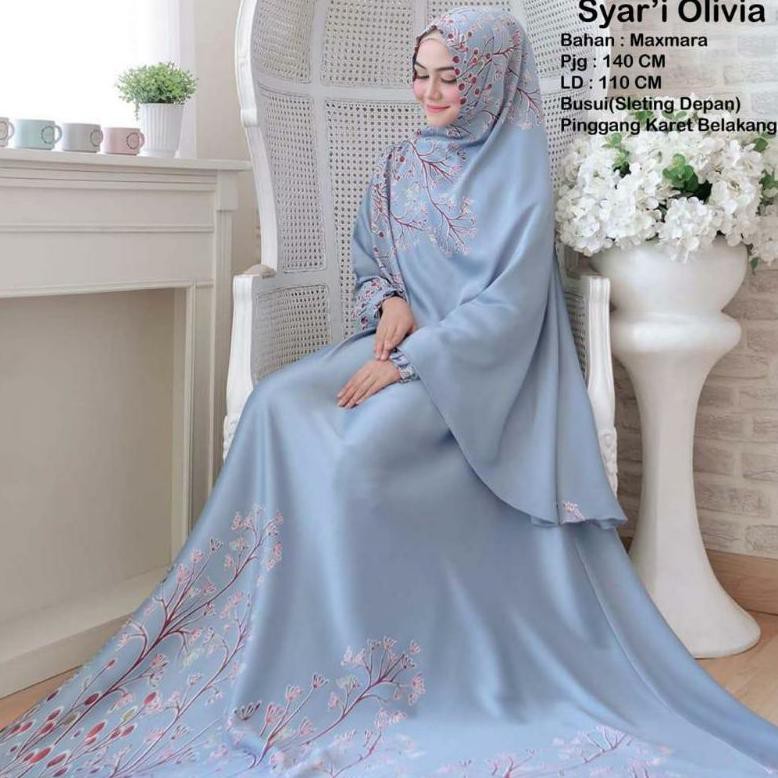 KIRIM HARI INI ABA agen baju  dress muslim GAMIS syari OLIVIA GAMIS PESTA TERUPDATE