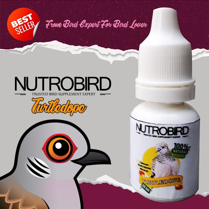 NUTROBIRD KUTUT perukutut ORI Terlaris Vitamin Burung Perkutut Bangkok Prukutut lokal Gacor Manggung / Obat Burung Perkutut Cepat Gacor Ampuh / Vitamin Burung sehat gacor