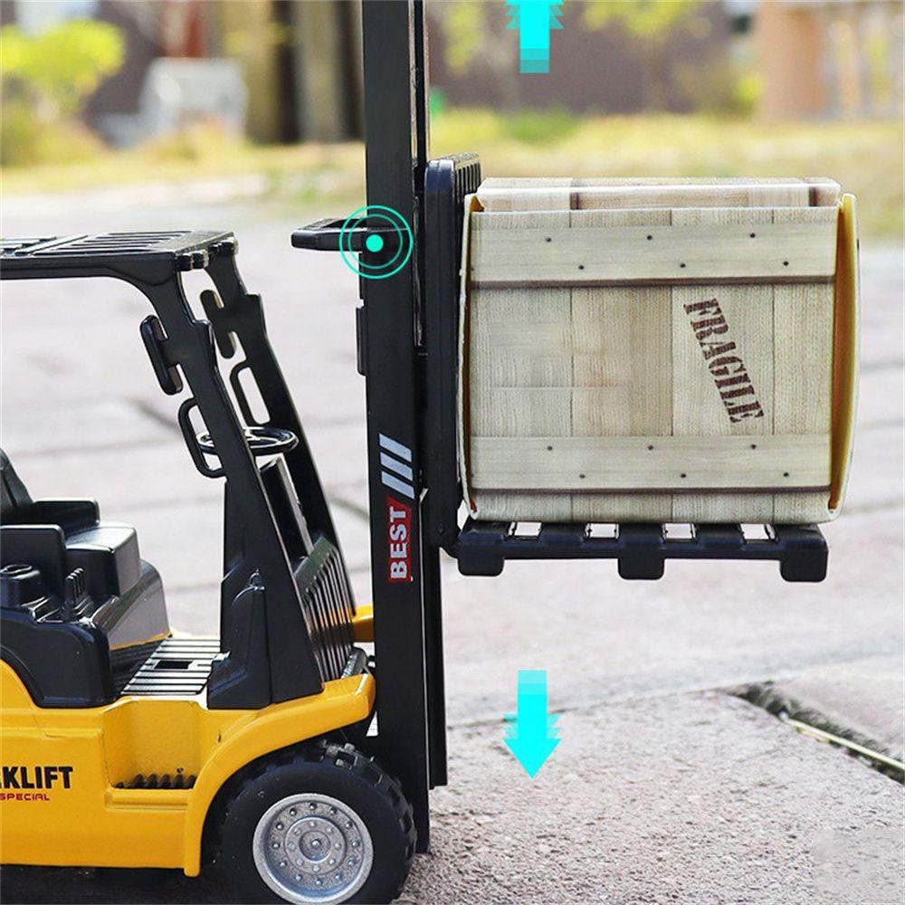 Needway Forklift Mainan Gesekan Hadiah Mini Balita Anak Edukasi Mobil Model Car Main Mainan Toy Vehicles Konstruksi Kendaraan