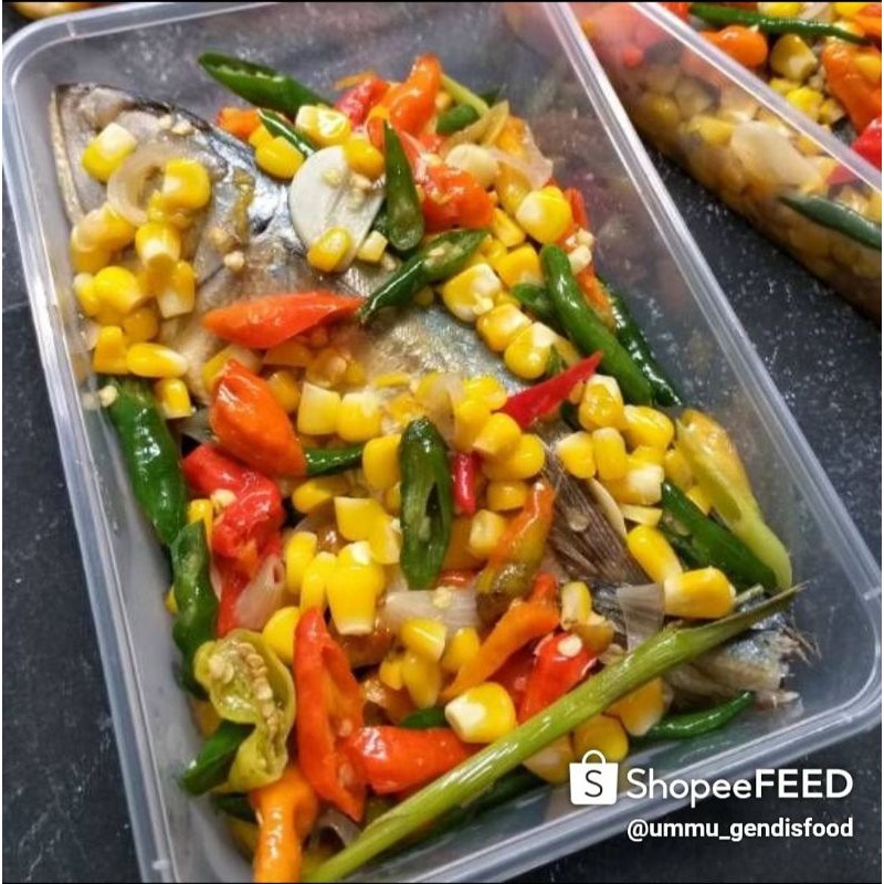 

Ikan asin peda cabe ijo Frozen food