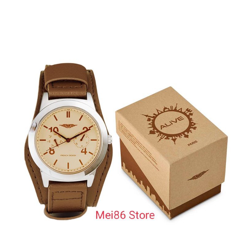 Alive ignacio Anti Air 3 ATM Jam Tangan Analog Pria