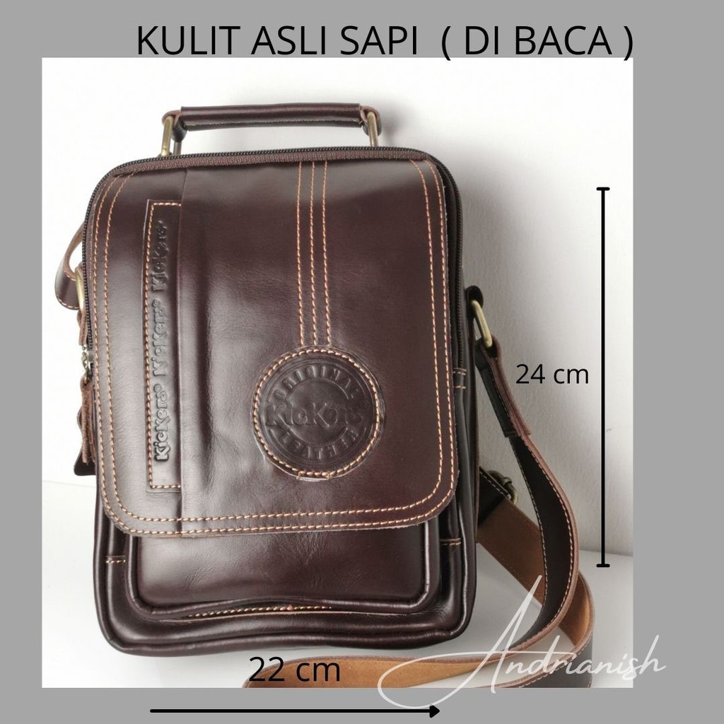 Tas kulit asli Pria original