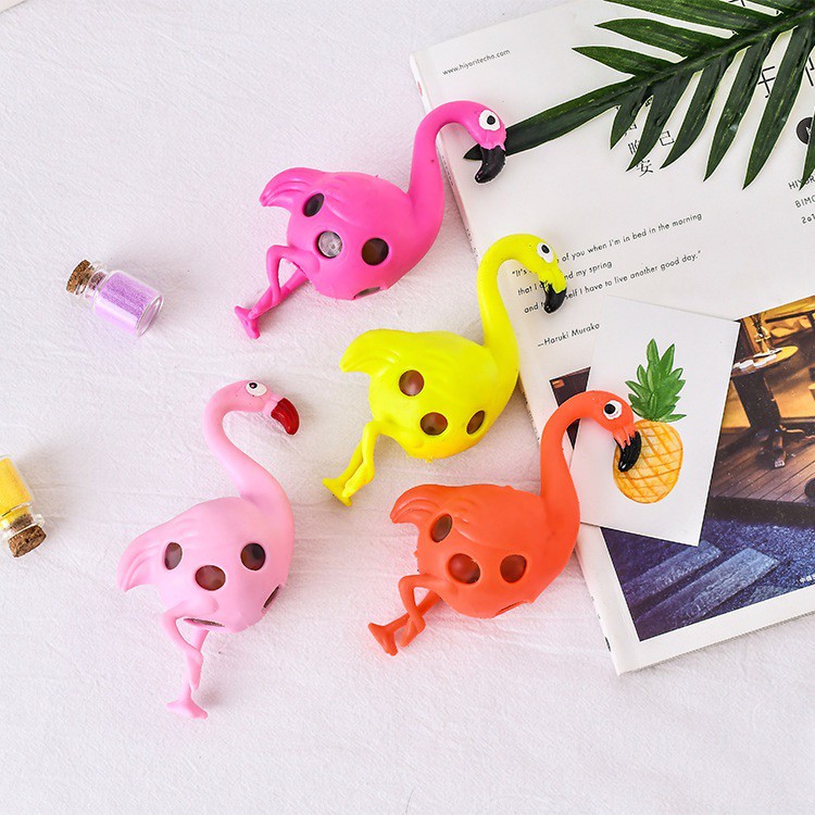 flamingo stress toy