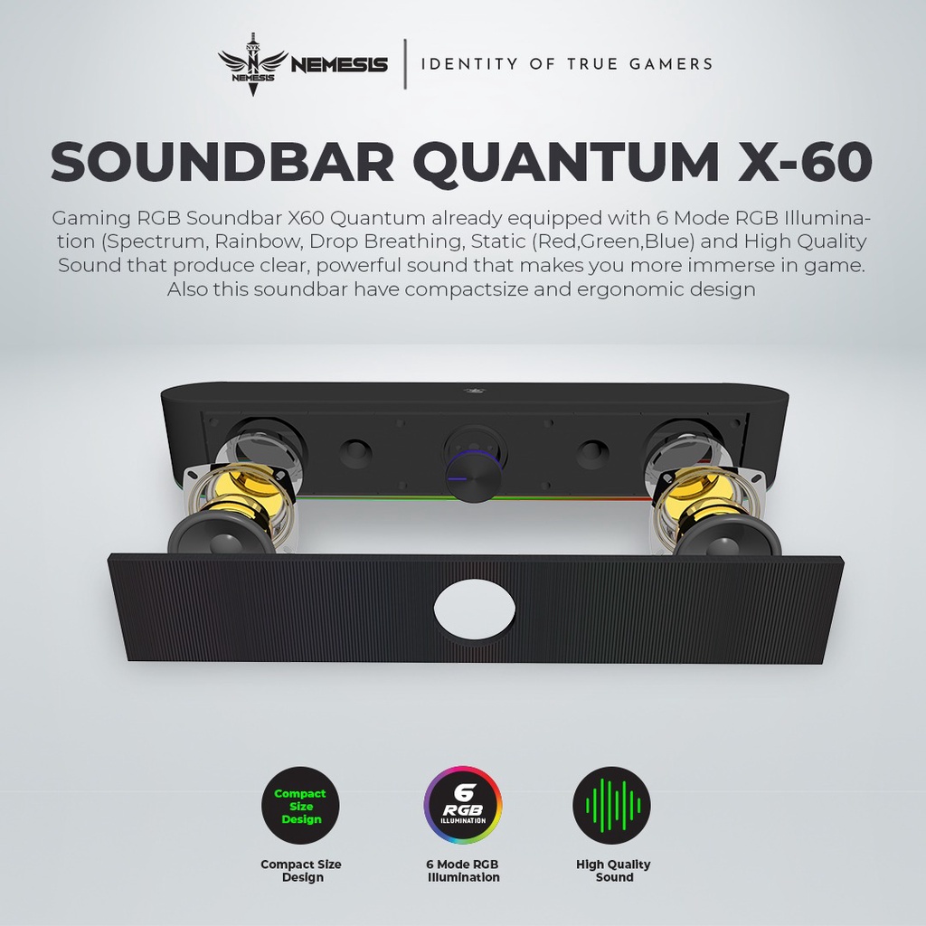 NYK Soundbar Quantum X60 - Gaming Speaker