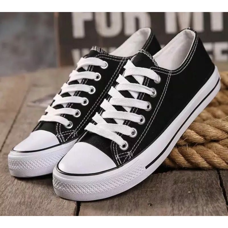 Sepatu Converse Chuck 70 - Ox - Black/Black/Egret - 162058C