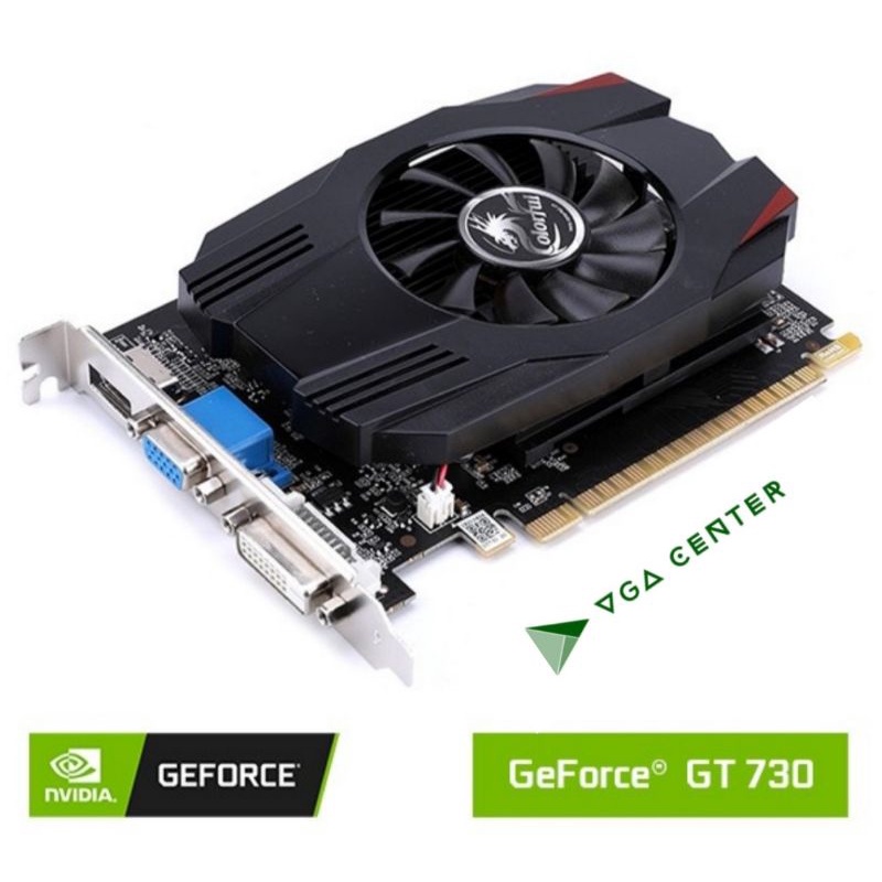 VGA Card Colorful Geforce GT 730 K GT730K GDDR3 2Gb New