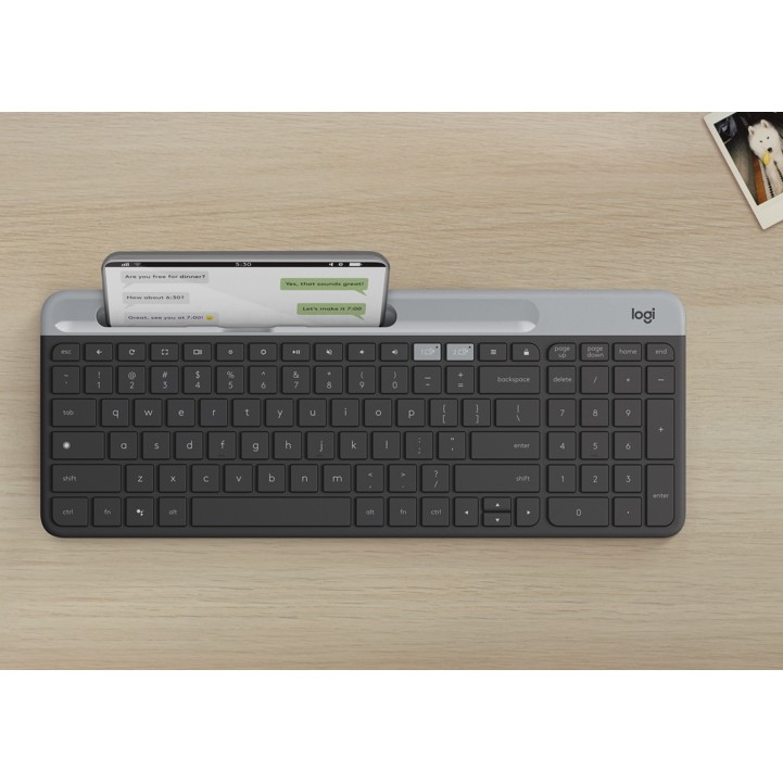 Logitech K580 Multi-Device Wireless Bluetooth Keyboard iOS Android PC