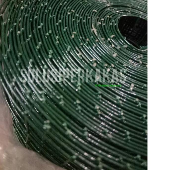 ✯ Kawat loket pvc 10 meter kawat hijau / kawat RAM /kawat kandang / kawat ayakan 1/2" 3/4" 1/4" ➸