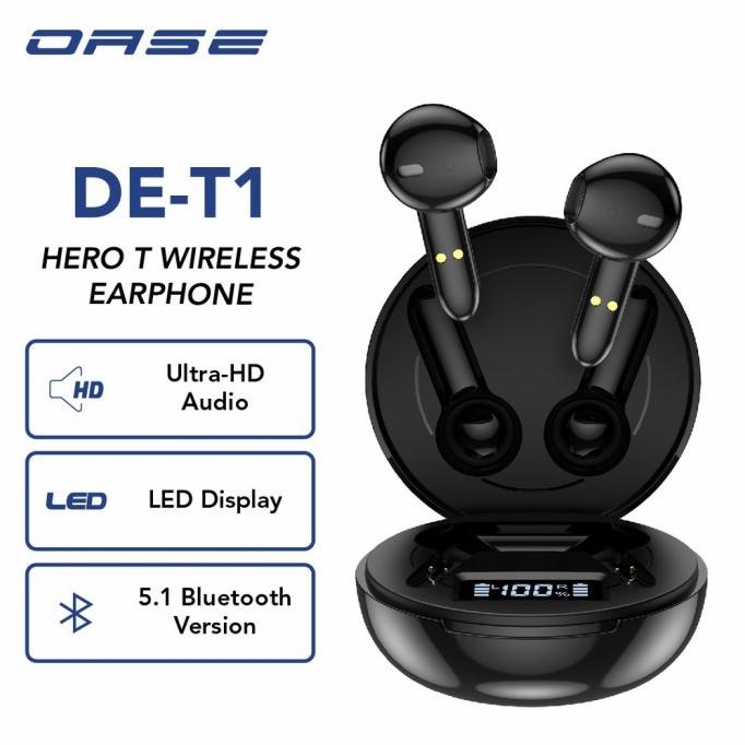 JUAL OASE DE-T1 HERO T HEADSET BLUETOOTH TWS
