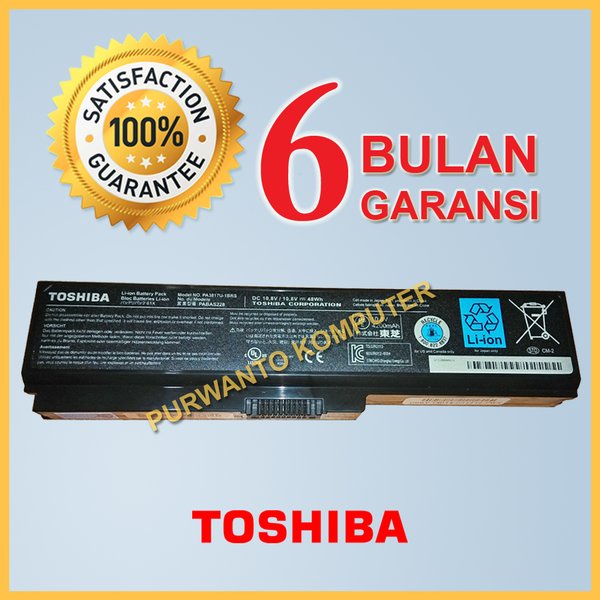 Original Baterai Laptop TOSHIBA Satellite L645 L645D L650 L650D L655 L655D L670 L670D L675 L675D L73