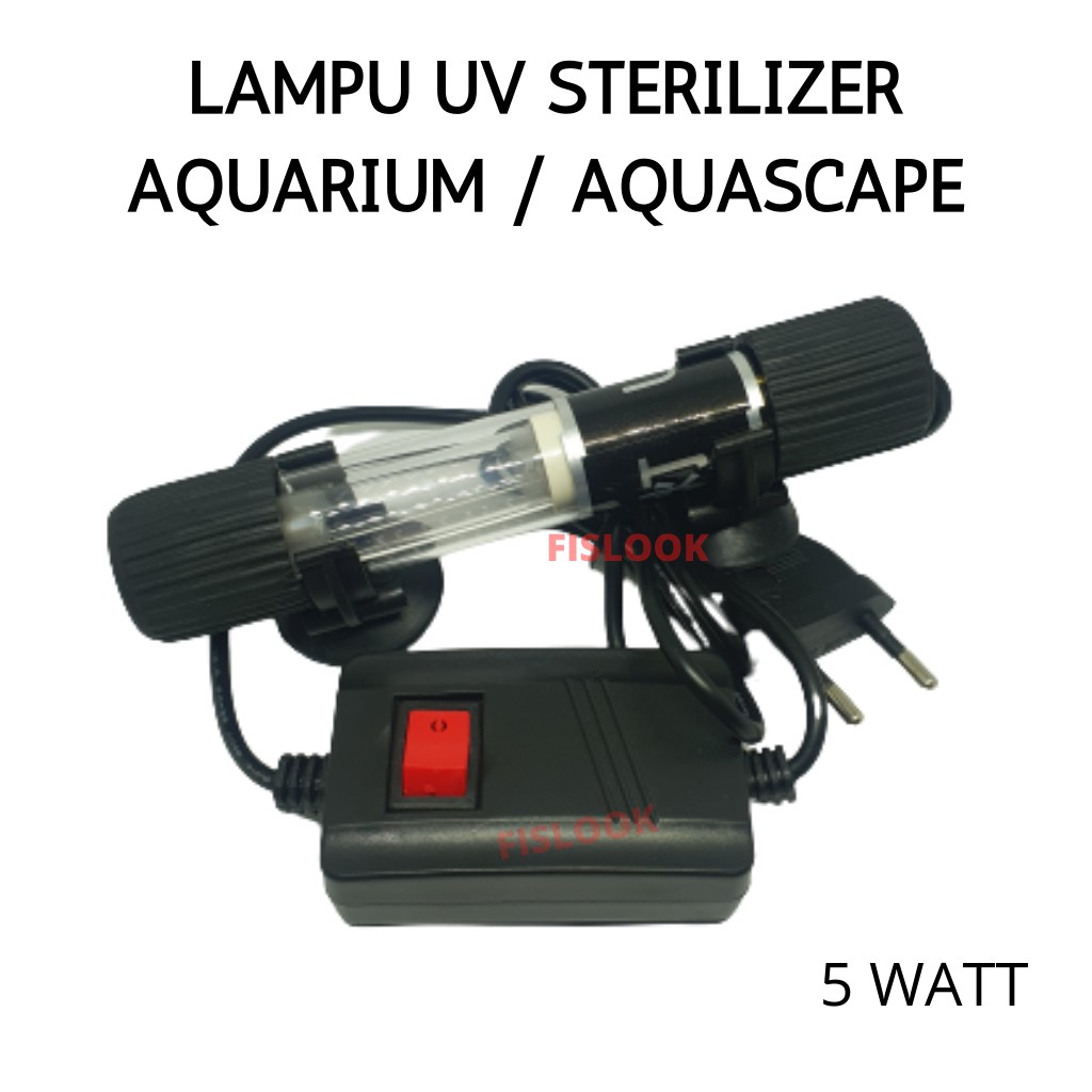 LAMPU UV NIKITA STAR AQUARIUM AQUASCAPE KOLAM IKAN HIAS PENGHILANG LUMUT DAN ALGA