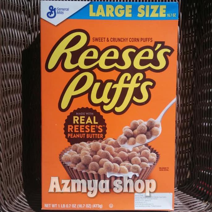 

GENERAL MILLS REESE'S PUFFS SWEET & CRUNCHY CORN PUFFS CEREAL 473GR