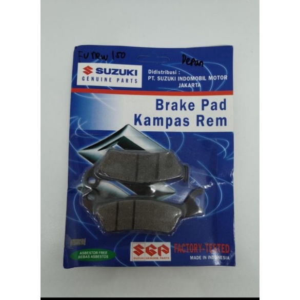 Dispad Diskpad / Kampas Rem Depan Suzuki Satria FU 150 New Original Sgp