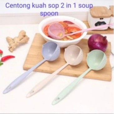 Centong Kuah 2 in 1 / Centong Kuah dan Tirisan