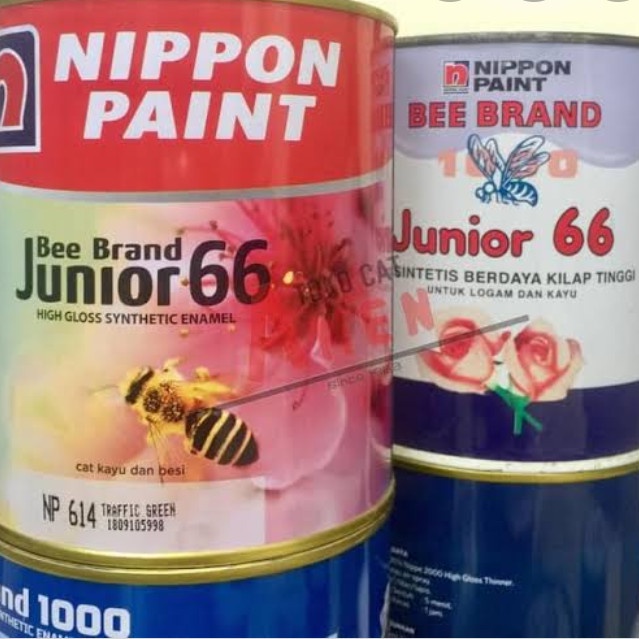 Cat Kayu Dam Besi Bee Brand Junior 66 Nippon Paint
