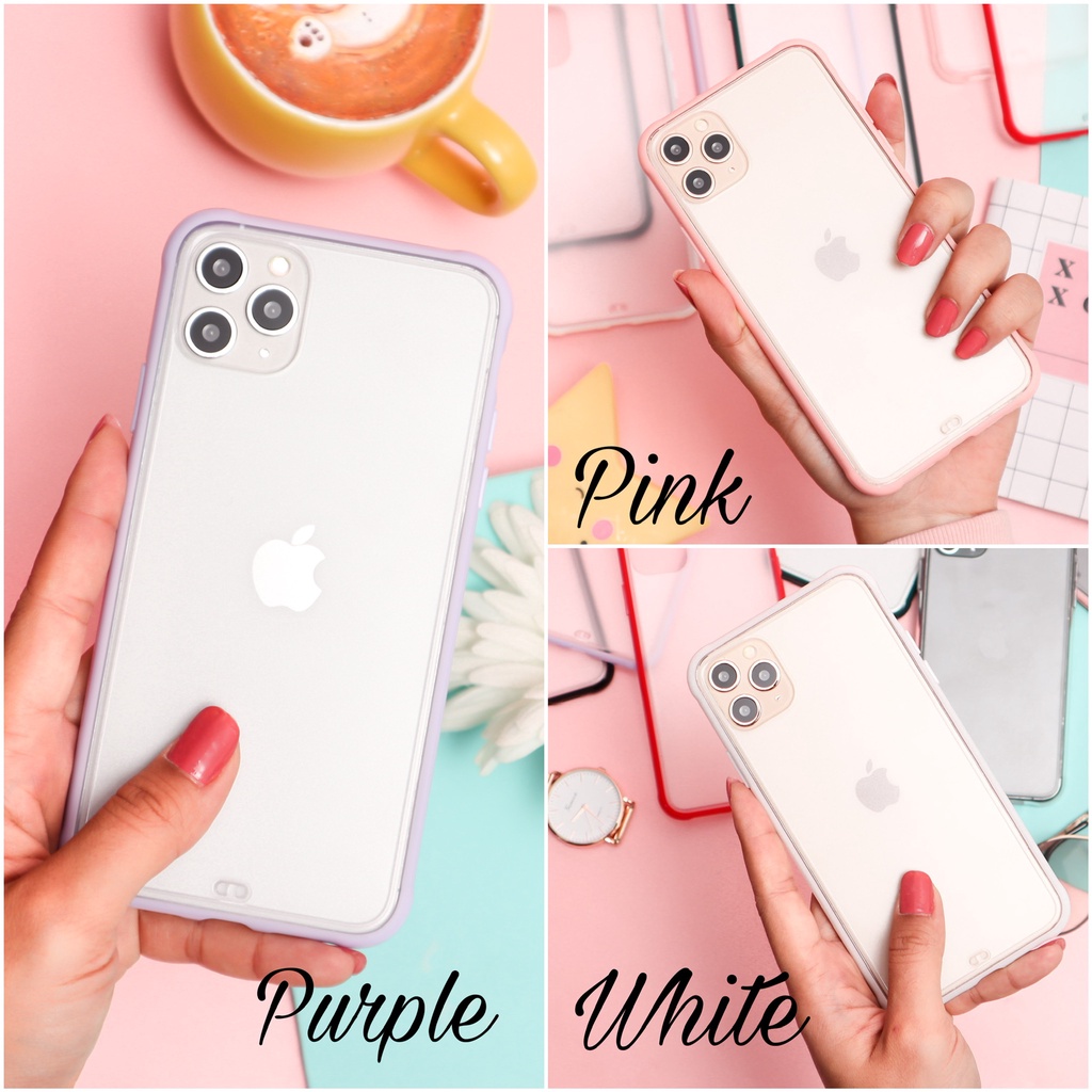 Anti Kuning - AntiCrack - Hybrid Soft Case (2) for iPhone 6 7 8 6+ 7+ 8+ SE X XR XS 11 PRO MAX