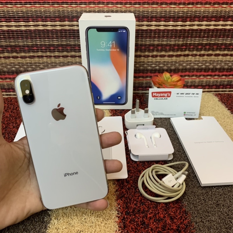 iphone x 256gb bekas | fullset original | garansi inter murah