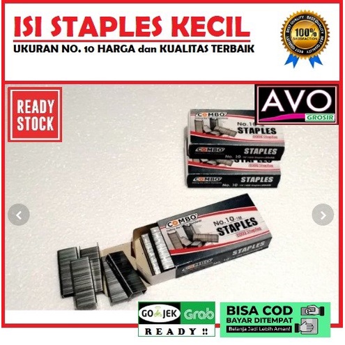 

isi staples kecil Isi Hekter Jepretan standar no. 10 murah berkualitas