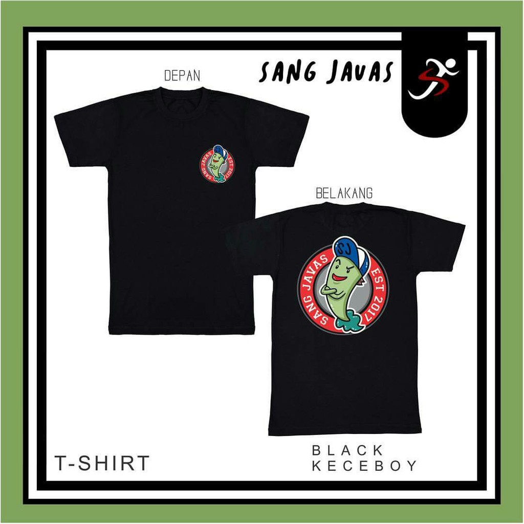  KAOS  KECEBONG KECEBOY HITAM  Shopee  Indonesia