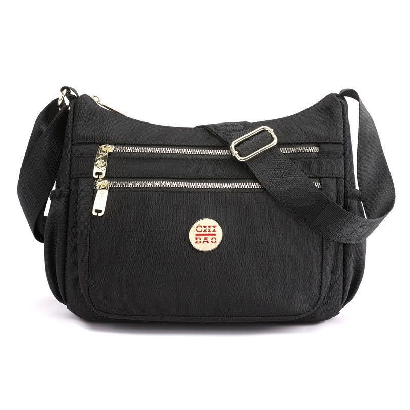 FLASH SALE 10.10 - TAS SELEMPANG WANITA CHIBAO BORDIR POLOS RESLETING TIGA [BANYAK RUANG] | TAS SELEMPANG DAN BAHU WANITA TRAVELING, KERJA, KULIAH | TAS SELEMPANG KEKINIAN/NONGKRONG