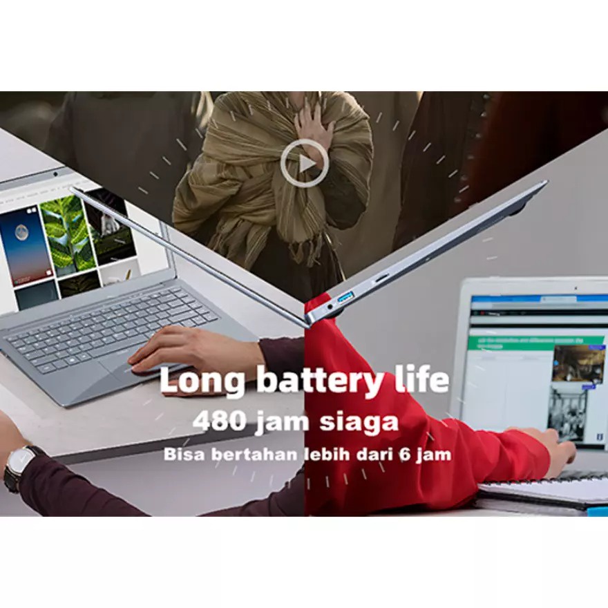 Laptop Jumper Ezbook X3 8GB + 512GB SSD Garansi Resmi Jumper Indonesia