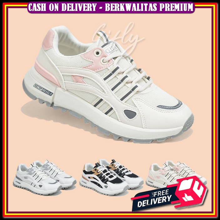 Nadilastuff Sepatu Sneakers Fashion Wanita Pet Cat Kekinian Import Original Terbaru Sp-086 Sepatu Sn