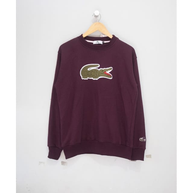 CREWNECK L4coste KLASIK TEMA CROC LOGO bordir CASUAL FASHION Terbaru terlaris bisa cod